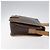 Céline Borsa a spalla in tela Macadam CELINE in pelle PVC marrone oro Auth 119211 D'oro - vista 3