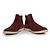 Autre Marque Aurelien, botas Chelsea en burdeos Roja - vista 6
