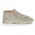 Autre Marque Aurelien, mocassini da città in suede grigio beige classico - vista 4