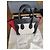 Borsa a mano Céline Grand Luggage in pelle nera e tessuto Nero Multicolore - vista 4