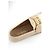 Chanel Mocassini in pelle beige - vista 3