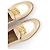 Chanel Mocassini in pelle beige - vista 4