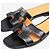 Hermès Black Oran sandals - size EU 40 - view 4