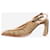 Autre Marque Taupe suede square-toe mules - size EU 38  ref.2202923