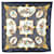 Hermès Blue Les Chevaux des Moghols Silk Scarf Navy blue Cloth  ref.2203156
