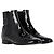 Timeless Stivaletti Chanel in pelle verniciata nera Nero - vista 4
