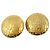 Timeless Chanel Vintage Gold Clip Ohrringe Golden