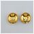 Timeless Chanel Vintage Gold Clip Ohrringe Golden - Ansicht 3