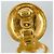 Timeless Chanel Vintage Gold Clip Ohrringe Golden - Ansicht 6