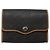 Borsa a spalla in tela a nido d'ape Christian Dior PVC nera e dorata Auth sw452 Nero D'oro - vista 13