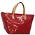 LOUIS VUITTON Borsa Bellevue PM Monogram Vernis Pomme D'amour M93583 Auth 121048 Rosso