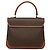 Céline Borsa a mano in tela Macadam CELINE in pelle PVC marrone oro Auth 121702 D'oro - vista 2