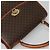 Céline Borsa a mano in tela Macadam CELINE in pelle PVC marrone oro Auth 121702 D'oro - vista 6
