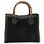 Borsa a Mano GUCCI Bamboo Camoscio Nero Oro 002 0260 Auth ep8789 D'oro - vista 13