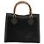 Borsa a Mano GUCCI Bamboo Camoscio Nero Oro 002 0260 Auth ep8789 D'oro - vista 2
