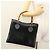 Borsa a Mano GUCCI Bamboo Camoscio Nero Oro 002 0260 Auth ep8789 D'oro - vista 26
