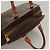 Céline Borsa a mano in tela Macadam CELINE in pelle PVC marrone oro Auth hk2512 D'oro - vista 6
