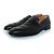 Hugo Boss Mocassini in pelle intrecciata Boss, Lisbona Nero