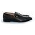 Hugo Boss Mocassini in pelle intrecciata Boss, Lisbona Nero - vista 4