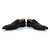 Hugo Boss Mocassini in pelle intrecciata Boss, Lisbona Nero - vista 5