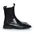 Marsèll Marsell, botas Chelsea de cuero negro - vista 4
