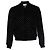 Saint Laurent, bomber de terciopelo adornado con strass Negro