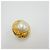 Vintage vergoldete Clip-Ohrringe von Chanel Golden - Ansicht 4