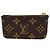 Monogramm Münzbörse Louis Vuitton Braun