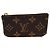 Monogramm Münzbörse Louis Vuitton Braun - Ansicht 2