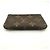Monogramm Münzbörse Louis Vuitton Braun - Ansicht 6