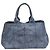 Tote Prada Canapa Denim Tragetasche Blau