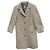 Abrigo Burberry de tweed beige y verde