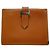 Hermès Billetera bi-fold Hermes en marrón Castaño