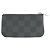 Portafoglio Monete Damier Graphite Louis Vuitton Marrone - vista 2