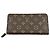 Cartera larga Monogram Louis Vuitton Castaño - vista 2