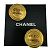 Chanel Vintage Kreis Gold Clip Ohrringe Golden