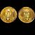 Chanel Vintage Kreis Gold Clip Ohrringe Golden - Ansicht 3