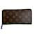 Louis Vuitton Monogram Long Wallet Brown Patent leather  ref.2204137