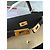 Borsa a mano Hermès Kelly 25 in pelle nera Nero - vista 7