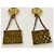 Vintage Chanel Taschenohrringe Golden - Ansicht 9