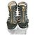 Jimmy Choo Glenys Sandalen aus blauem Pythonleder