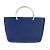 Chanel Navy Polyamid Tote-Handtasche Marineblau - Ansicht 2