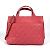 Bolso tote de piel de ternera granulada rosa Chanel A93750 - vista 2