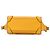 Luggage Céline Celine Giallo Nano Pelle Borsa da Viaggio Senape - vista 3