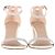 Sandali con tacco Nearlynude Stuart Weitzman in pelle nuda e grigia Marrone Carne - vista 2