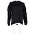 Marques Almeida Bischofärmeliges Sweatshirt aus schwarzer Baumwolle - Ansicht 4