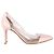 Pumps Plexi 85 PVC Gianvito Rossi in pelle rosa Marrone
