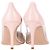 Pumps Plexi 85 PVC Gianvito Rossi in pelle rosa Marrone - vista 5