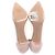 Pumps Plexi 85 PVC Gianvito Rossi in pelle rosa Marrone - vista 6