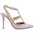 Valentino Garavani Pumps Valentino Rockstud Viola Porpora - vista 6